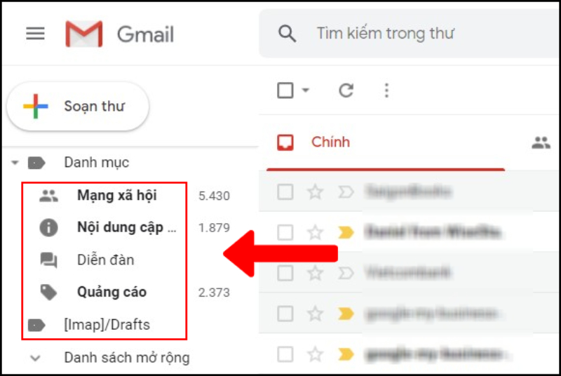 Nhãn trong Gmail